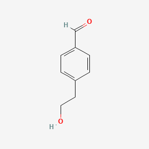 Chemical structure of 4-(2-Hydroxyethyl)benzaldehyde