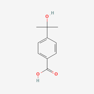 Chemical structure of 4-(2-Hydroxy-2-propyl)benzoic Acid