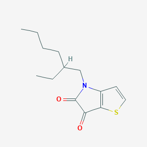 Chemical structure of 4-(2-Ethylhexyl)-4H-thieno[3,2-b]pyrrole-5,6-dione