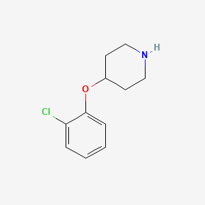 Chemical structure of 4-(2-CHLOROPHENOXY)PIPERIDINE