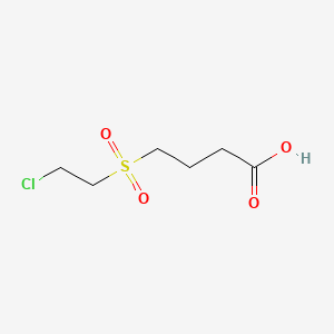 Chemical structure of 4-(2-Chloroethylsulfonyl)butyric Acid