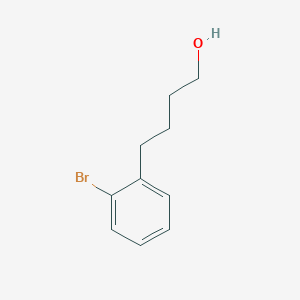 Chemical structure of 4-(2-Bromophenyl)butan-1-ol