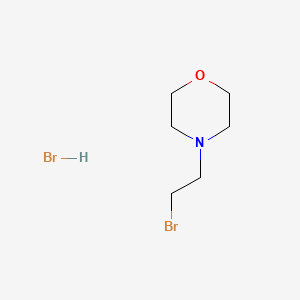 Chemical structure of 4-(2-Bromoethyl)morpholine Hydrobromide