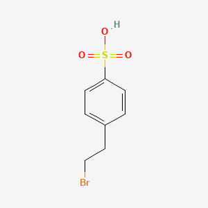 Chemical structure of 4-(2-Bromoethyl)benzenesulfonic Acid