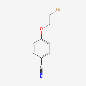 Chemical structure of 4-(2-Bromoethoxy)Benzonitrile