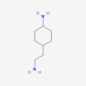 Chemical structure of 4-(2-Aminoethyl)cyclohexylamine