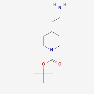Chemical structure of 4-(2-Aminoethyl)-1-Boc-piperidine