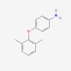 Chemical structure of 4-(2,6-Dimethylphenoxy)aniline