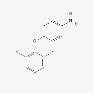 Chemical structure of 4-(2,6-Difluorophenoxy)aniline