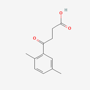 Chemical structure of 4-(2,5-Dimethylphenyl)-4-oxobutanoic acid