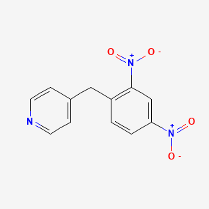 Chemical structure of 4-(2,4-Dinitrobenzyl)pyridine