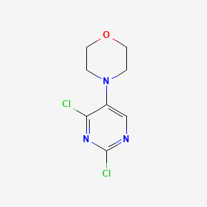 Chemical structure of 4-(2,4-Dichloro-5-pyrimidyl)morpholine