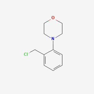 Chemical structure of 4-(2-(Chloromethyl)phenyl)morpholine
