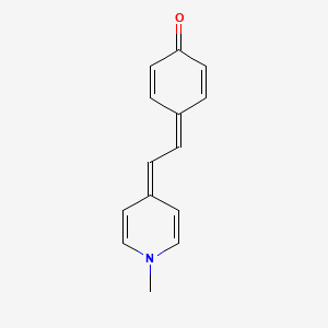 Chemical structure of 4-(2-(1-Methylpyridin-4(1H)-ylidene)ethylidene)cyclohexa-2,5-dienone