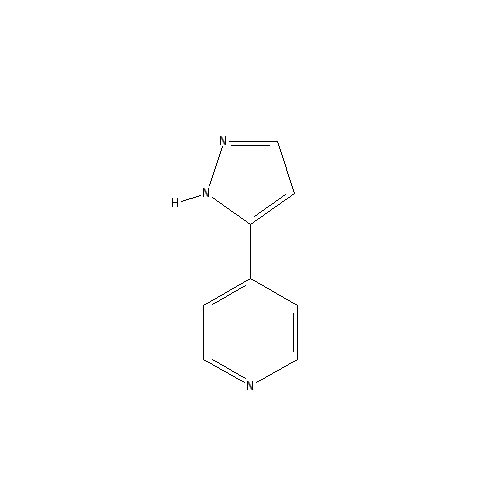 Chemical structure of 4-(1H-Pyrazol-3-yl)pyridine