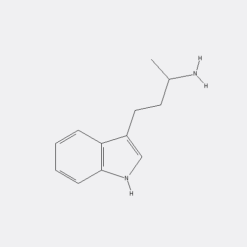 Chemical structure of 4-(1H-Indol-3-yl)butan-2-amine