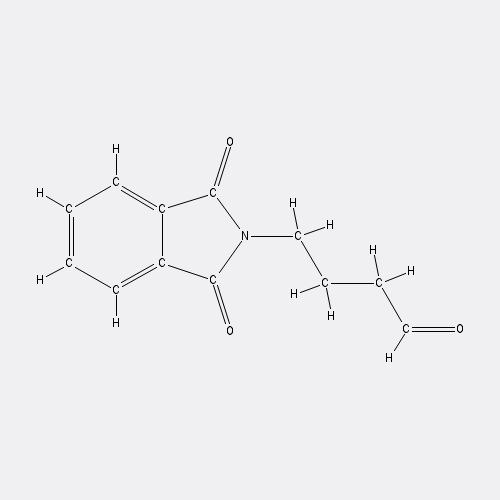 Chemical structure of 4-(1,3-Dioxoisoindolin-2-yl)butanal