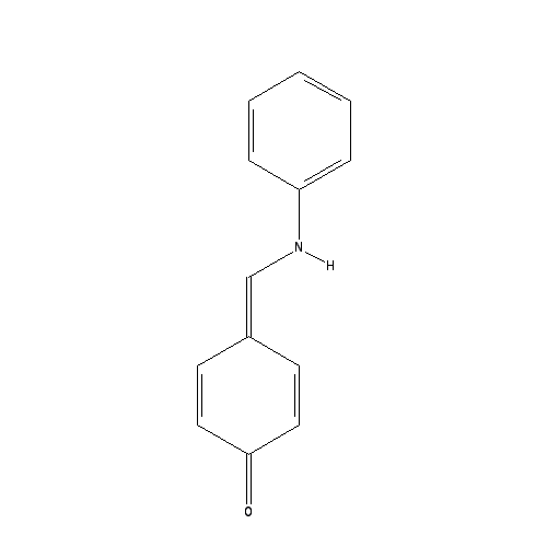 Chemical structure of 4-((Phenylimino)methyl)phenol