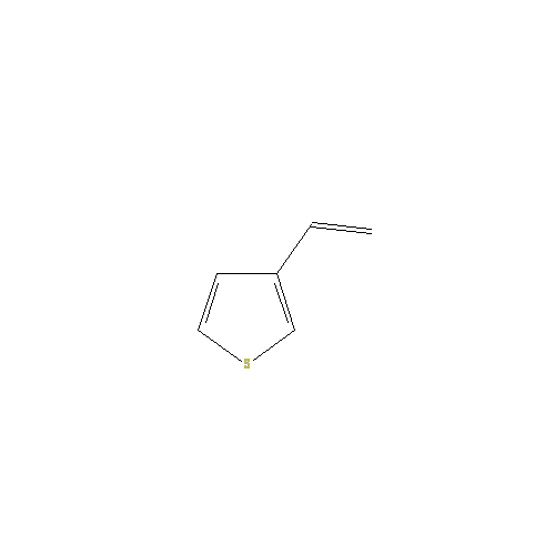 Chemical structure of 3-Vinylthiophene