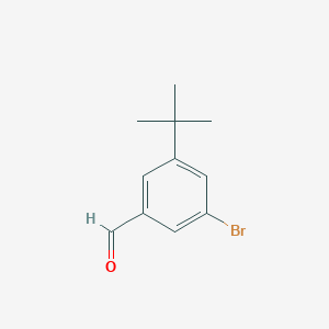 Chemical structure of 3-tert-butyl-5-bromobenzaldehyde