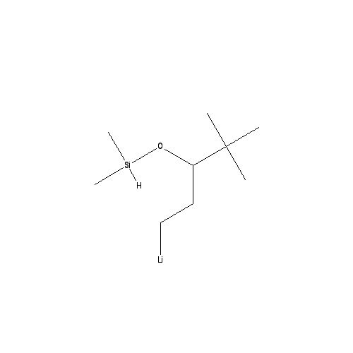 Chemical structure of 3-T-BUTYLDIMETHYLSILOXYPROPYLLITHIUM