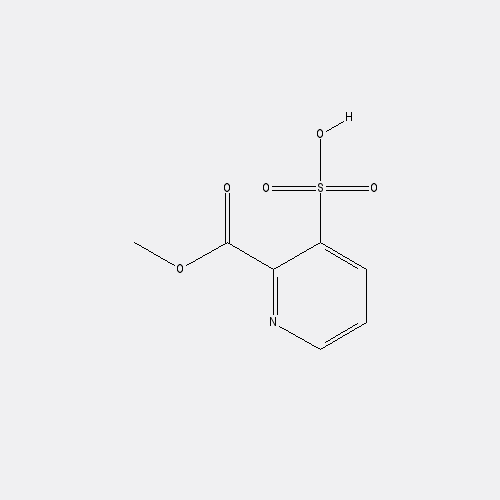 Chemical structure of 2-(Methoxycarbonyl)pyridine-3-sulfonic acid