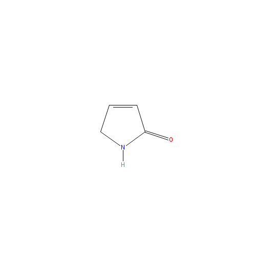 Chemical structure of 3-Pyrroline-2-one