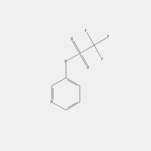 Chemical structure of 3-Pyridyl Trifluoromethanesulfonate