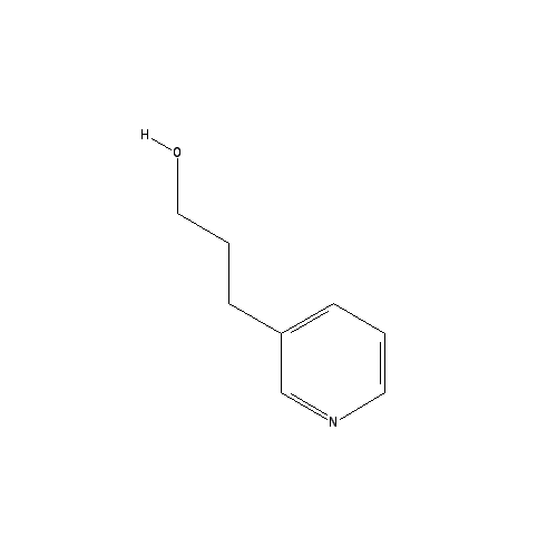 Chemical structure of 3-Pyridinepropanol