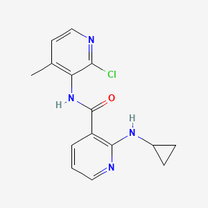 Chemical structure of 3-PyridineCarboxamide,Nevirapine