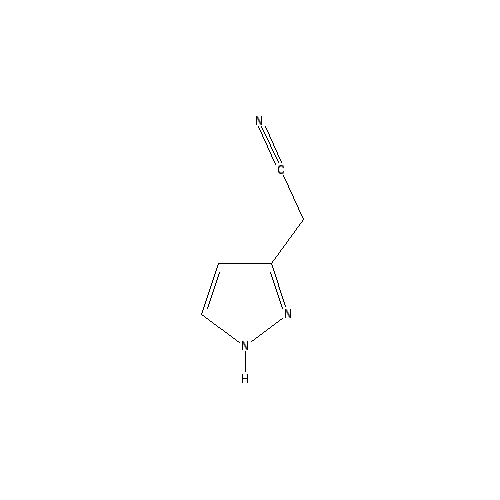 Chemical structure of 3-Pyrazolylacetonitrile