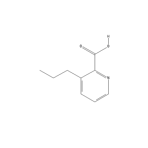 Chemical structure of 3-propylpyridine-2-carboxylic acid