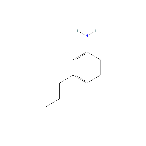 Chemical structure of 3-Propylaniline