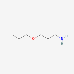 Chemical structure of 3-Propoxypropylamine