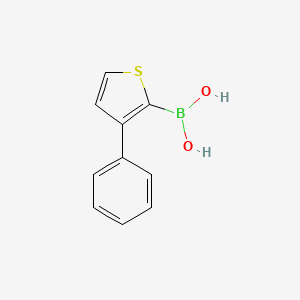 Chemical structure of 3-Phenylthiophene-2-boronic acid