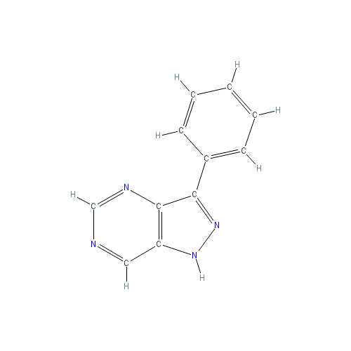 Chemical structure of 3-Phenylpyrazolo[1,5-a]pyrimidine