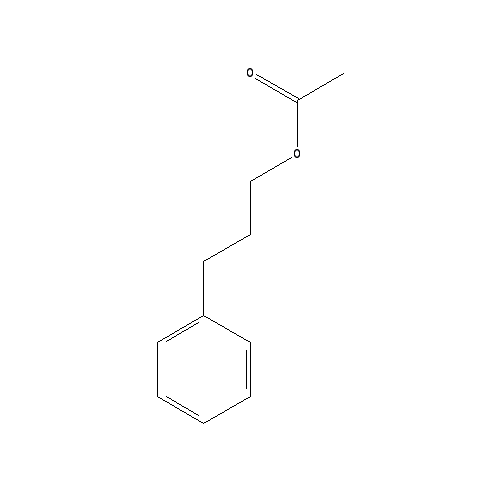 Chemical structure of 3-Phenylpropyl Acetate