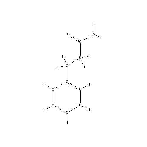 Chemical structure of 3-Phenylpropanamide