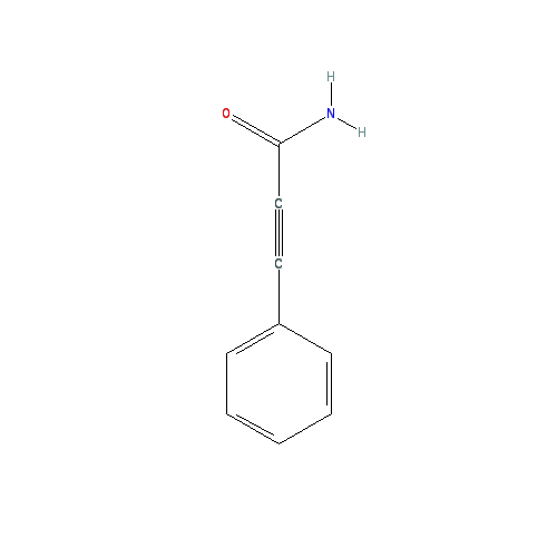 Chemical structure of 3-Phenylpropiolamide