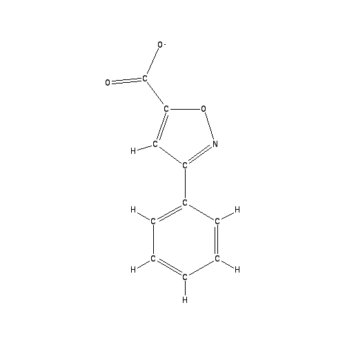 Chemical structure of 3-Phenylisoxazole-5-carboxylic Acid