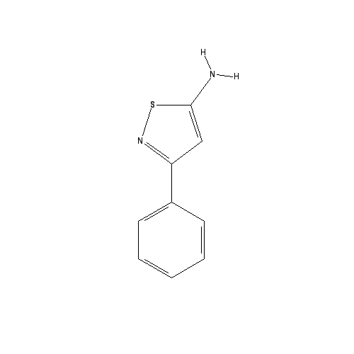 Chemical structure of 3-Phenylisothiazol-5-amine