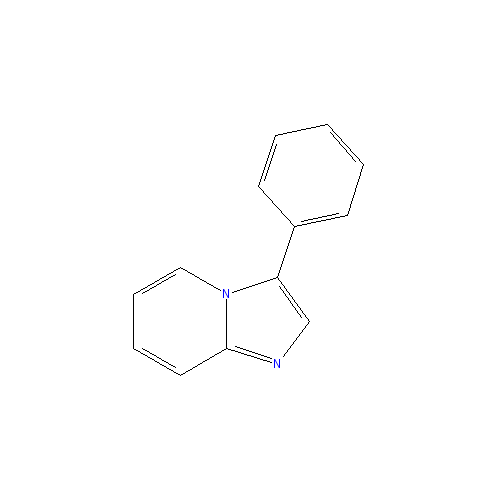 Chemical structure of 3-Phenylimidazo[1,2-a]pyridine