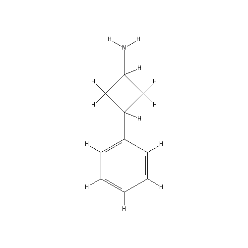 Chemical structure of 3-Phenylcyclobutan-1-amine