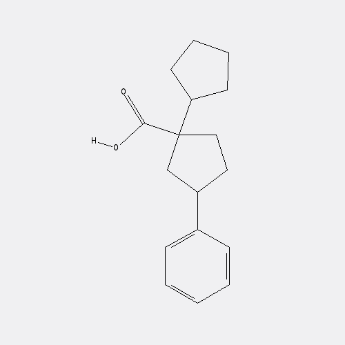 Chemical structure of 3-Phenylbicyclo[1.1.1]pentane-1-carboxylic acid
