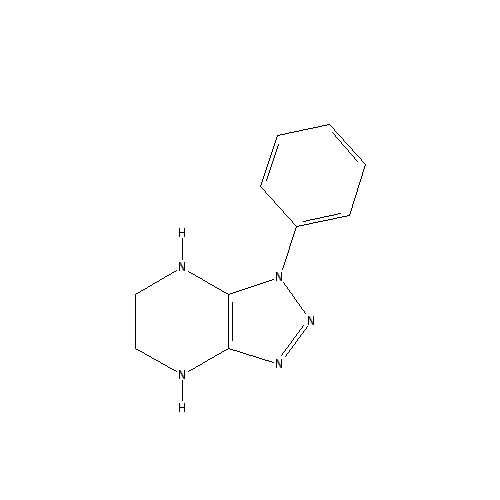 Chemical structure of 3-Phenyl-4,5,6,7-tetrahydro-1,2,3-triazolo[1,5-a]pyrazine Hydrochloride