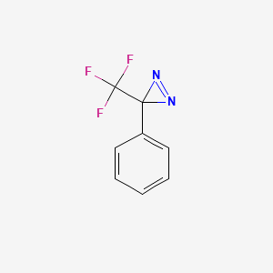 Chemical structure of 3-Trifluoromethyl-3-phenyldiazirine