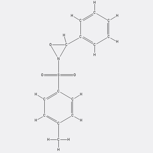 Chemical structure of 3-Phenyl-2-tosyl-1,2-oxaziridine