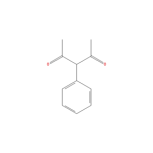 Chemical structure of 3-Phenyl-2,4-pentanedione