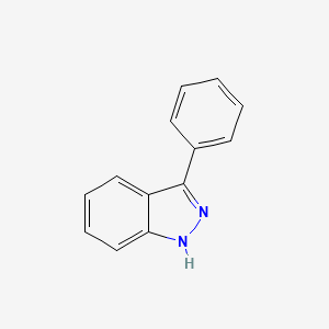 Chemical structure of 3-Phenyl-1H-indazole