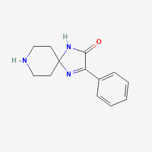 Chemical structure of 3-Phenyl-1,4,8-triazaspiro[4.5]dec-3-en-2-one